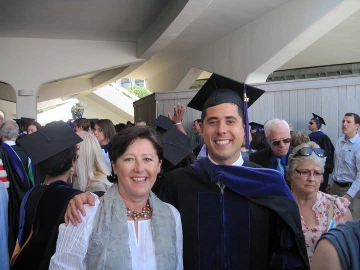 Marko at LSU Law graduation
