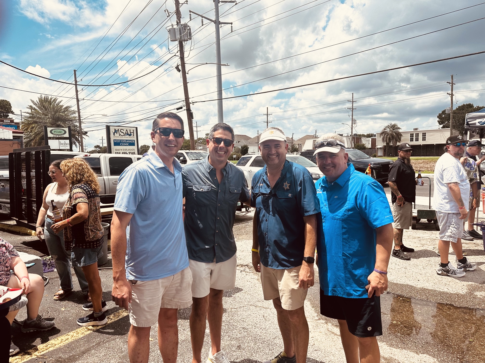 Marko with Sheriff Lopinto