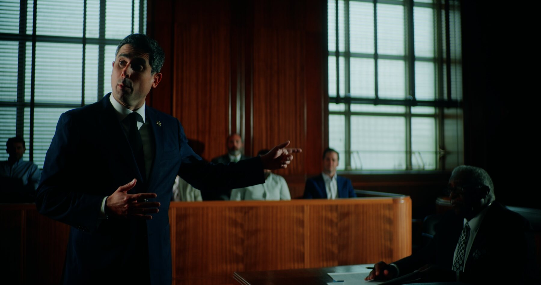 Marko Marjanovic arguing a case before the bench